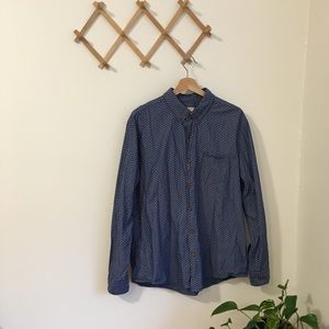 Print Button Up American Eagle Outfitters Tee